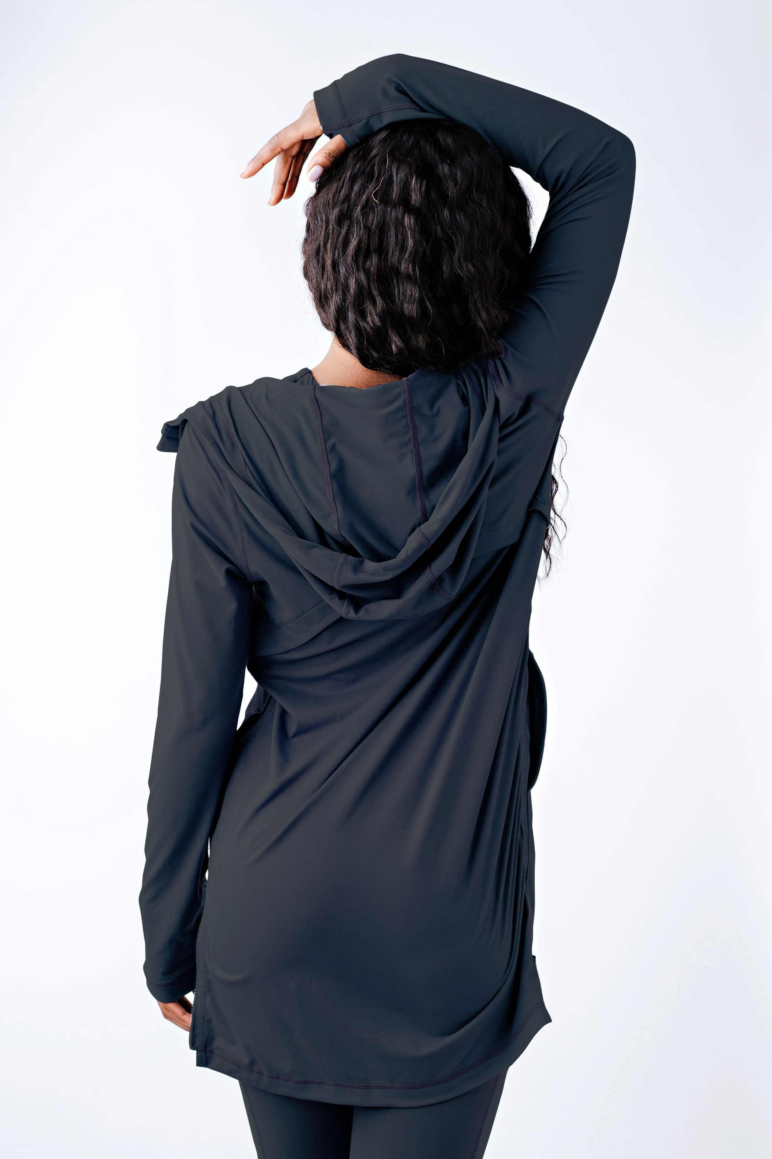 EBW FIT Hooded Zip Tunic Jacket