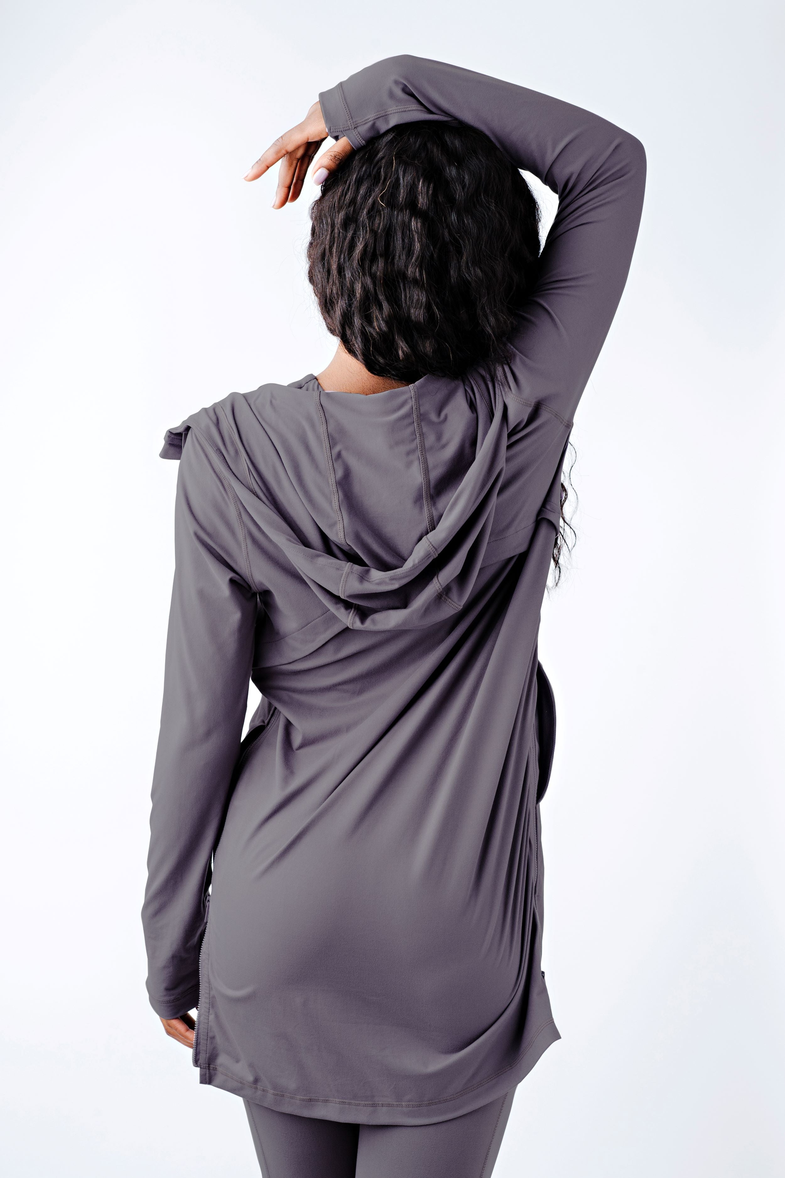 EBW FIT Hooded Zip Tunic Jacket